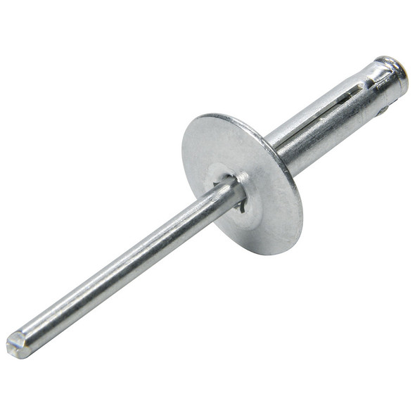 Large Head Rivet 250Pk Silver Flange Type Aluminum Mandrel ALL18060 Allstar Performance