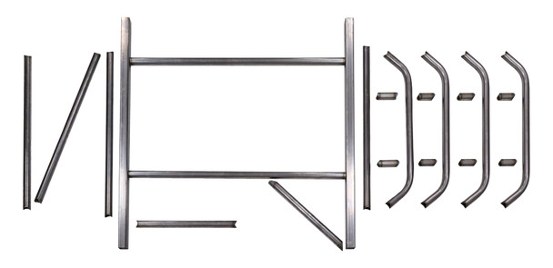 ALL99226 Roll Cage, Strut Kit, Mini Enduro, Weld-On, 1.75 in Diameter, 0.095 in Wall, Steel, Natural, Honda Civic, Kit