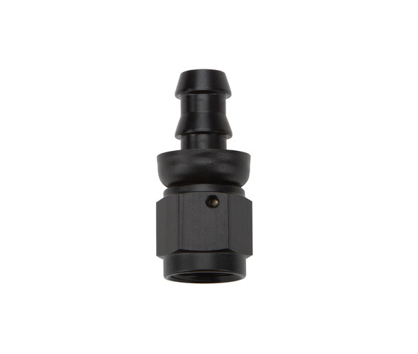 Pushlock Hose End Black Straight -6 ALL49412