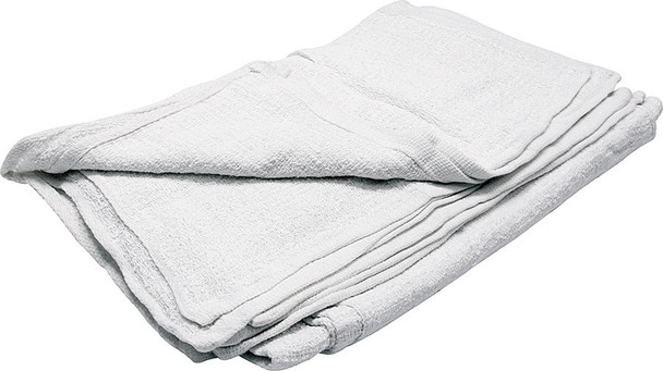 Terry Towels White 12pk ALL12012 Allstar Performance