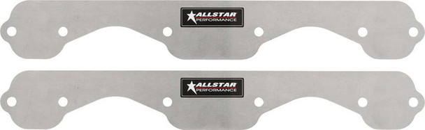 Exhaust Block Off Plates SBC Std 1pc Aluminum ALL34212 Allstar Performance