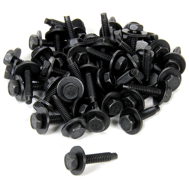 Body Bolt 1-1/8in 50pk Black ALL16553-50 Allstar Performance