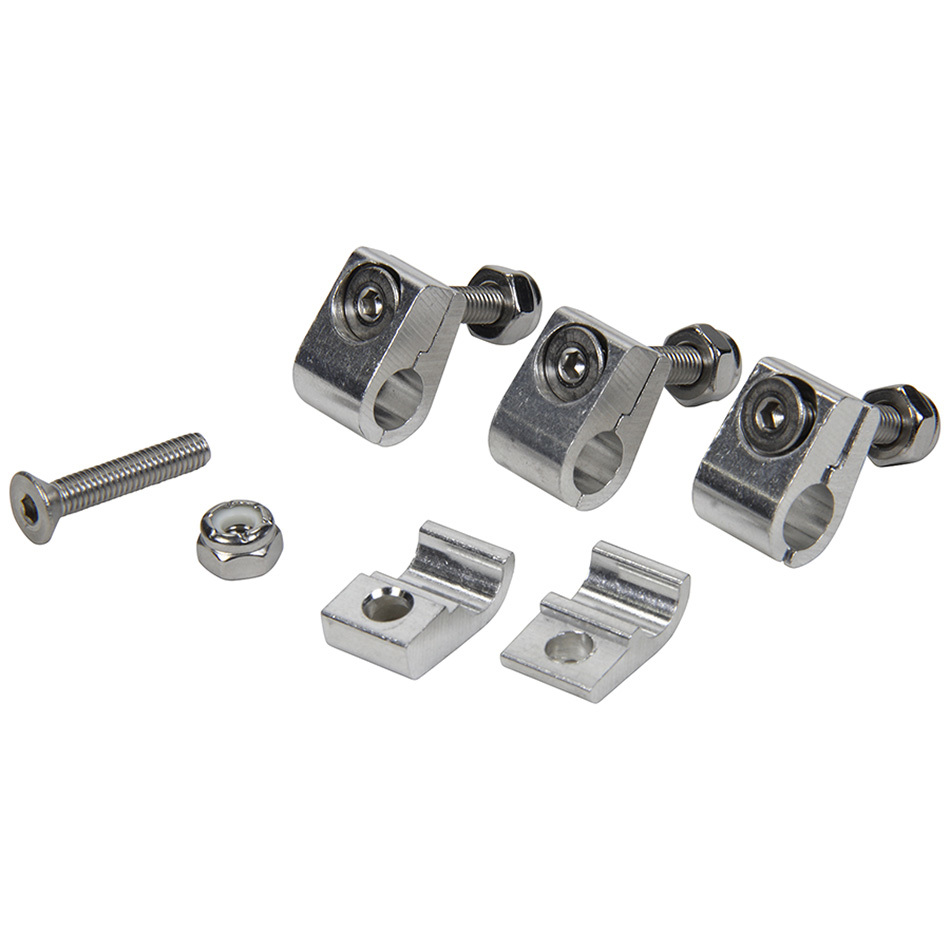2pc Alum Line Clamps 5/16in 4pk | Allstar Performance