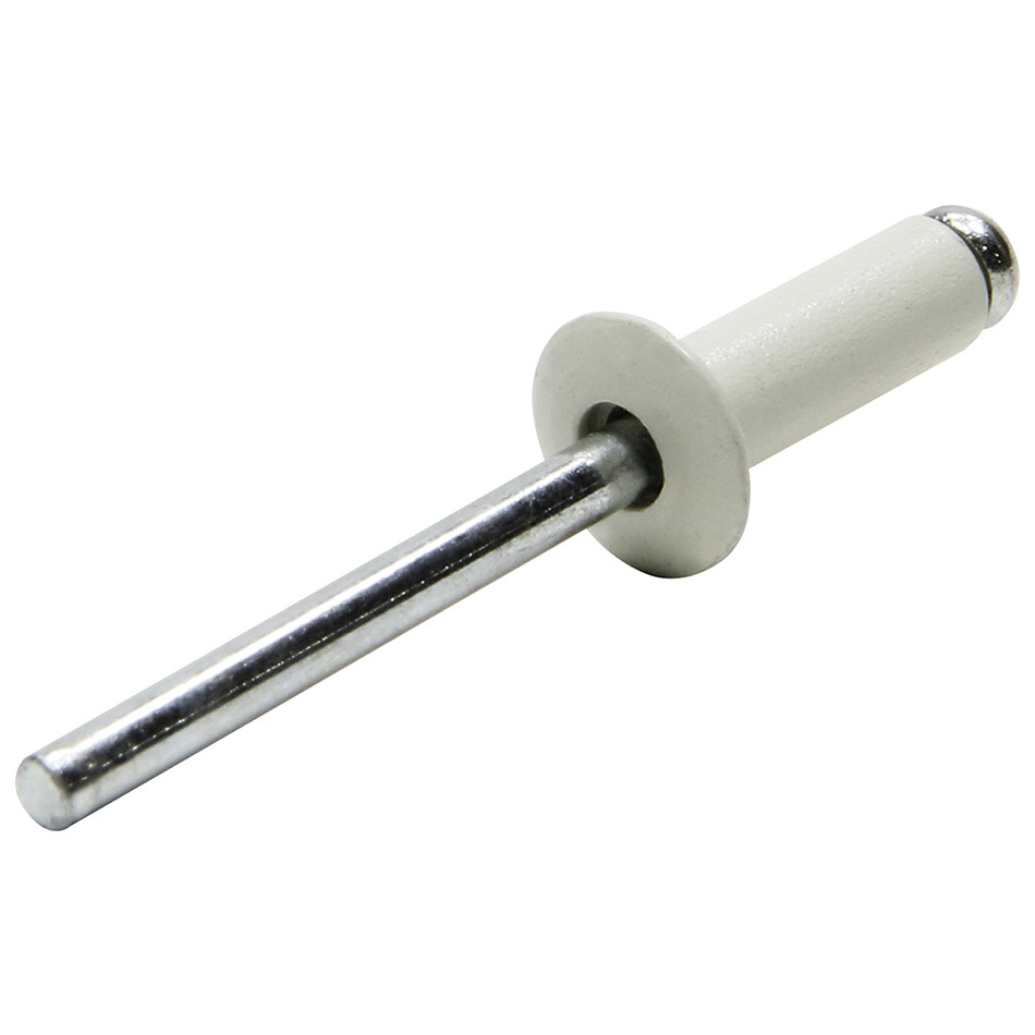 Sm Hd Rivet White Aluminum 250pk | Allstar Performance