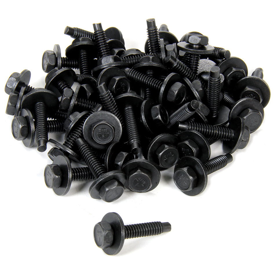 Body Bolt 1-1/8in 50pk Black ALL16553-50 | Allstar Performance