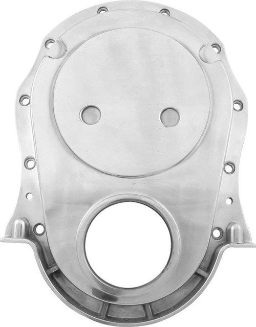 Polished Aluminum Timing Cover BBC Allstar Performance