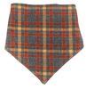 Rust Plaid Flannel Dog Bandana
