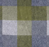 Green and Gray Check Fleece Dog Coat