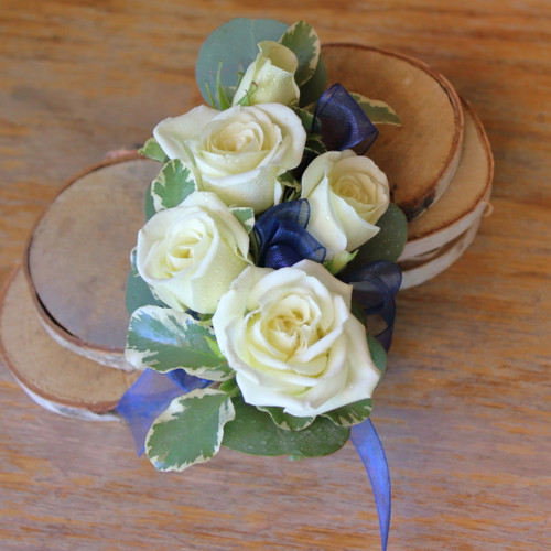 White Wrist Corsage