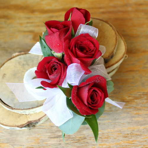 Red Wrist Corsage