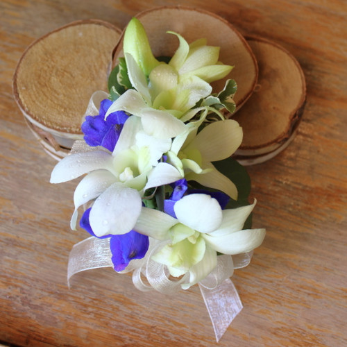 White Wrist Corsage