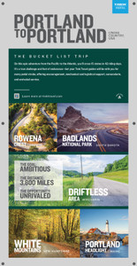 Global Great Rides Portland to Portland Large Plaque