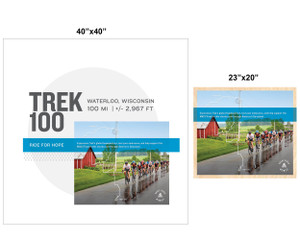 Global Great Rides Trek 100 Wall Application set