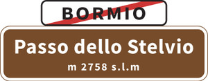 Passo Dello Stelvio Metal Sign