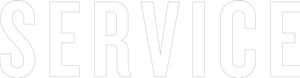 Service Horizontal White