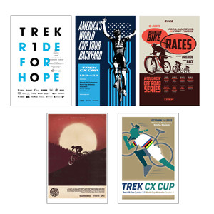 Race Posters Small (set of 5)