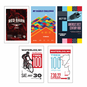 Race Posters Large (set of 5)