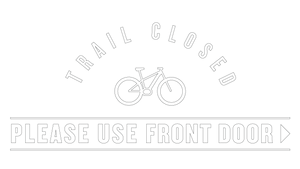 Trail Closed | White Vinyl | A