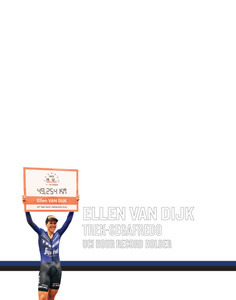 Jersey Vinyl Ellen Van DIJK UCI Hour Record Holder (22"x28")