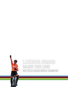 Jersey Vinyl Lucinda Brand UCI Cyclo-Cross World Champ (22"x28")