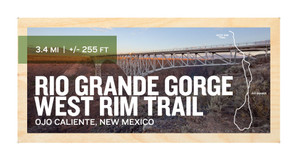 Global Great Rides New Mexico | Rio Grande Gorge West Rim Trail - OJO Caliente | Header In