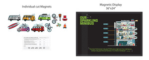 LVL5 Magnetic display with magnet graphics