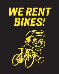 We Rent Bikes 8x10