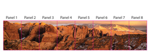 Rockies West Moab Fabric Banners 96"H