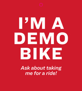 Demo Bike Hangtag 3x3.4 (50/box)
