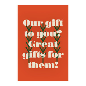 Holiday 2025 Sidewalk Sign (Freestanding Sandwhich board Aframe)