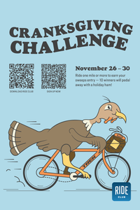 Ride Club Thanksgiving Challenge 4x6 (50/Box)