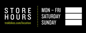 Store Hours Custom Handwritten A