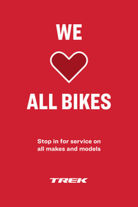 Sidewalk Sign We Service All (Free Standing Sandwich board A frame)