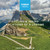 Trek Travel Window Cling 18”x18” Dolomites