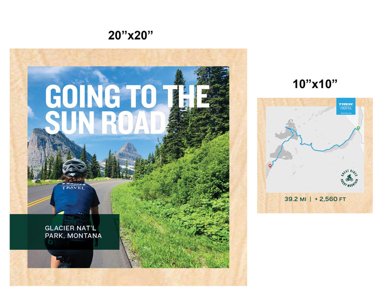 Global Great Rides Glacier National Park Apparel Blocks set
