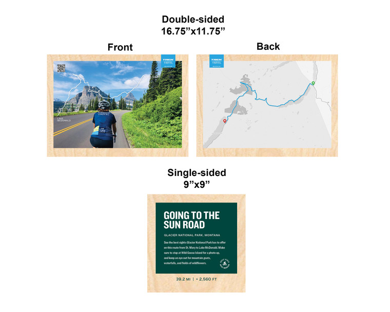 Global Great Rides Glacier National Park slider set