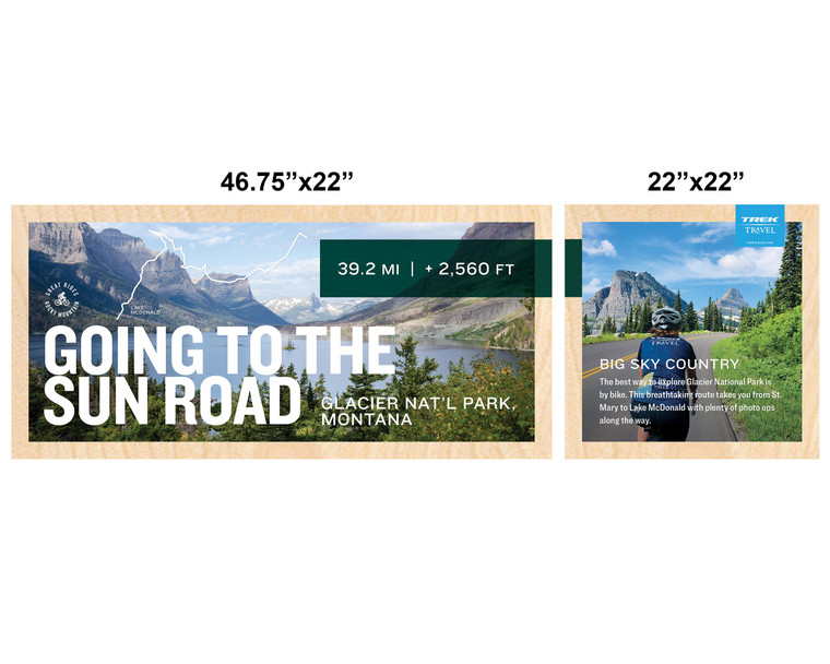 Global Great Rides Glacier National Park Opto Header Set