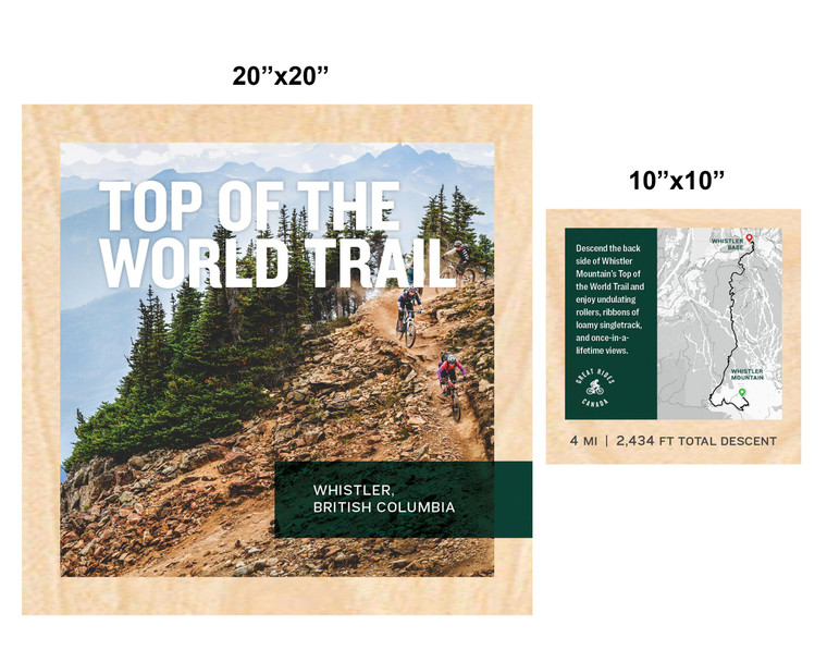 Global Great Rides Whistler Apparel Blocks set