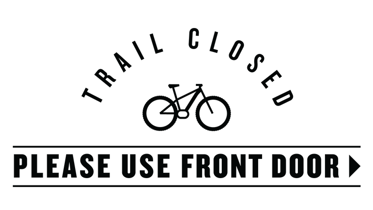 Trail Closed | Black Vinyl | A