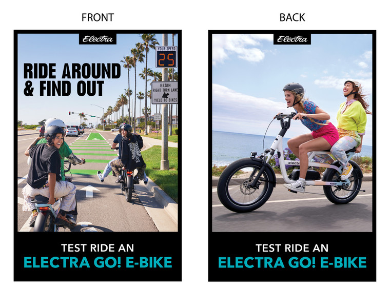 Electra Ponto Go! Sidewalk Sign (Freestanding Sandwhich board Aframe)