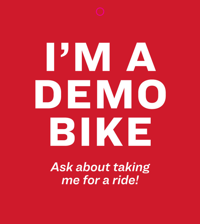 Demo Bike Hangtag 3x3.4 (50/box)