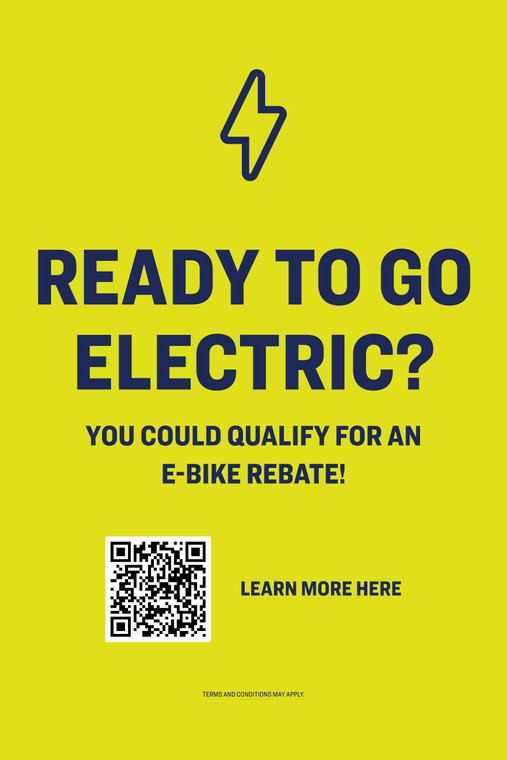 Electric Rebate Sidewalk Sign