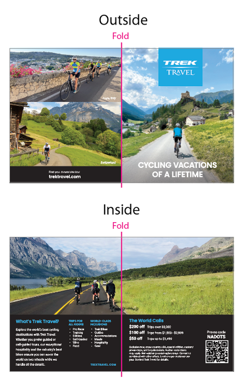 Trek Travel - Red Barn Refresh - Bifold (set of 100)