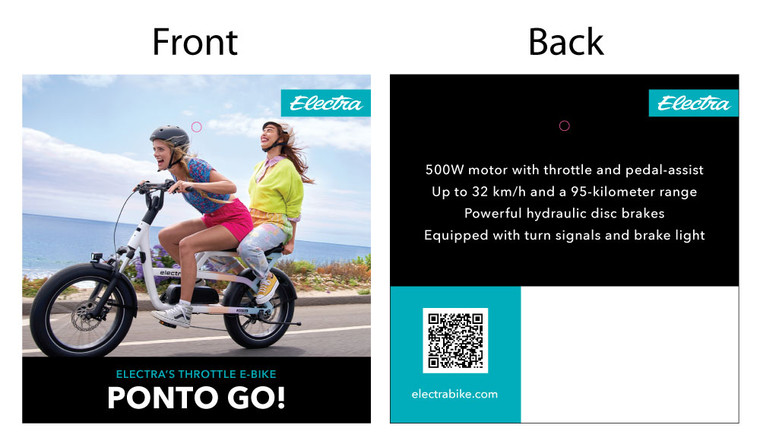 Electra Ponto Go! | Hangtag 25/box (English Canada)