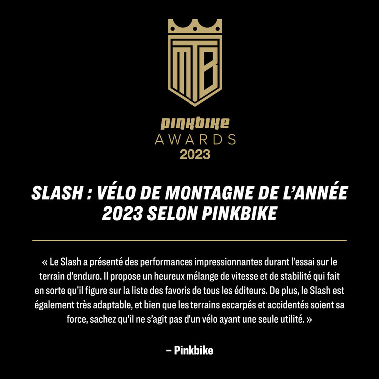 Bike Of The Year | Slash | Tabletop 14x14 (French)