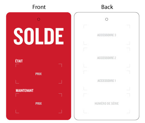 French Sale Hangtags 2024 (100/box)