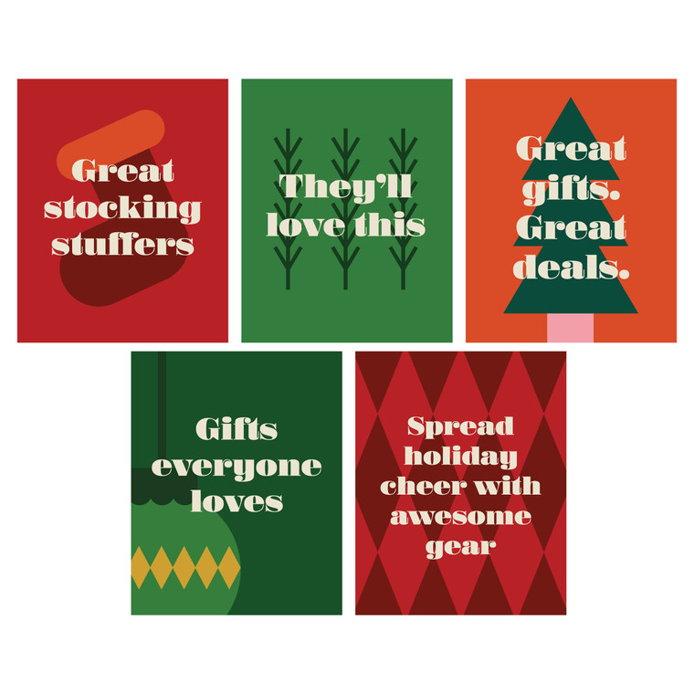 Holiday 2025 Table Tops 8x10 (set of 5)