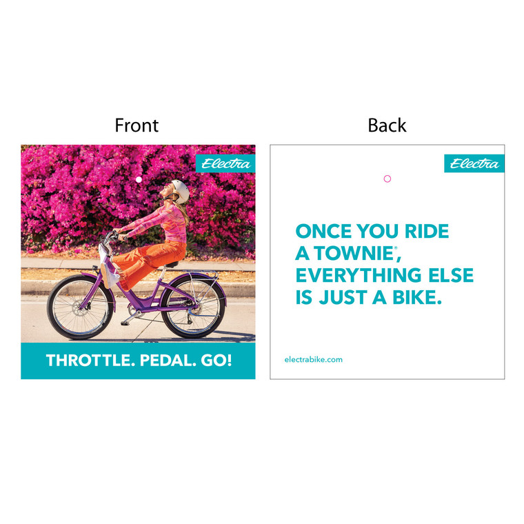 Townie Go! Throttle hangtag B (50/box)