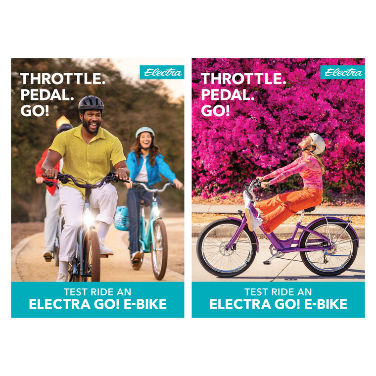 Townie Go! Throttle Sidewalk Sign set