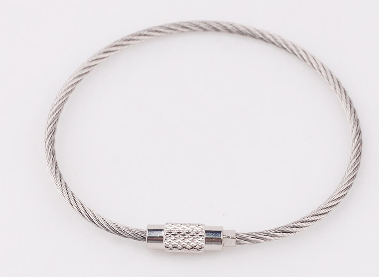 6" wire rings for hangtags (100/pack)